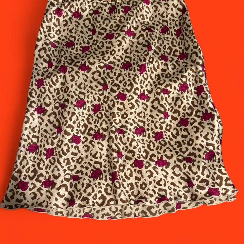 RARE Vintage Y2K Anthropologie Silk Slip Skirt 🌹🐆